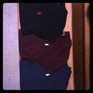 Lot of 3 xs women’s polo t shirts